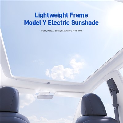 Elektrická slnečná clona s ľahkým rámom Model Y